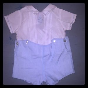 Vintage baby boy romper